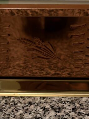 Vintage Coppercraft Guild napkin or letter holder